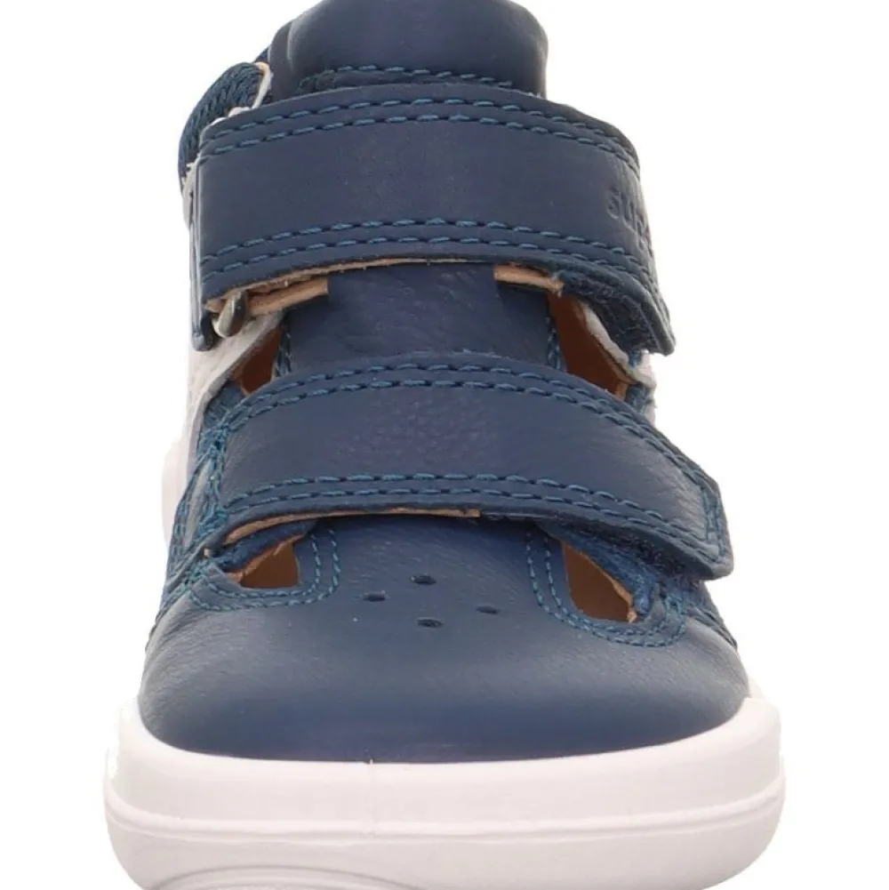 Superfit Superfree - Blue/white- Sandaler Med Lukket Tå