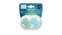 Philips Avent Sut Ultra air, 6-18 m, grøn/blå- Sutter