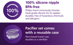 Philips Avent Sut Ultra air, 6-18 m, grøn/blå- Sutter