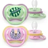 Philips Avent Sut Ultra air, 6-18 m, grøn/lyserød- Sutter