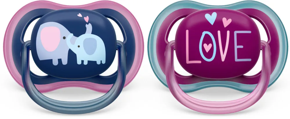 Philips Avent Sut, Ultra Air 18 mdr+. 2-pk- Sutter