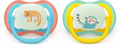 Philips Avent Sut Ultra air, Nat, +18 m, gul/blå- Sutter