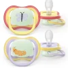 Philips Avent Sut Ultra air, Nat, 0-6 m, gul/lilla- Sutter