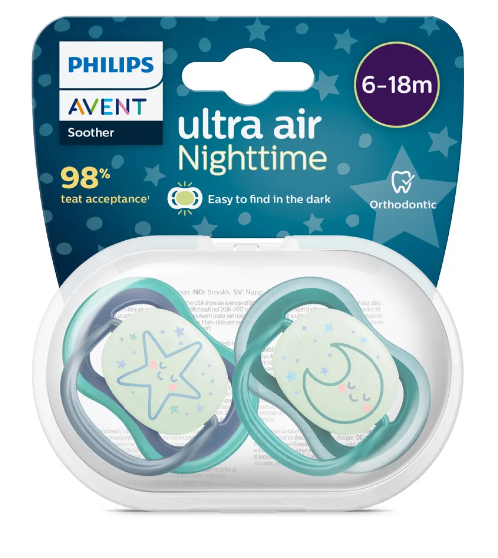 Philips Avent Sut, Ultra Air Nat 6-18 mdr. 2-pk- Sutter