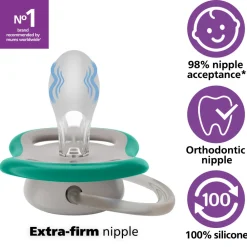 Philips Avent Sut, Ultra Air Nat 18 mdr+. 2-pk- Sutter