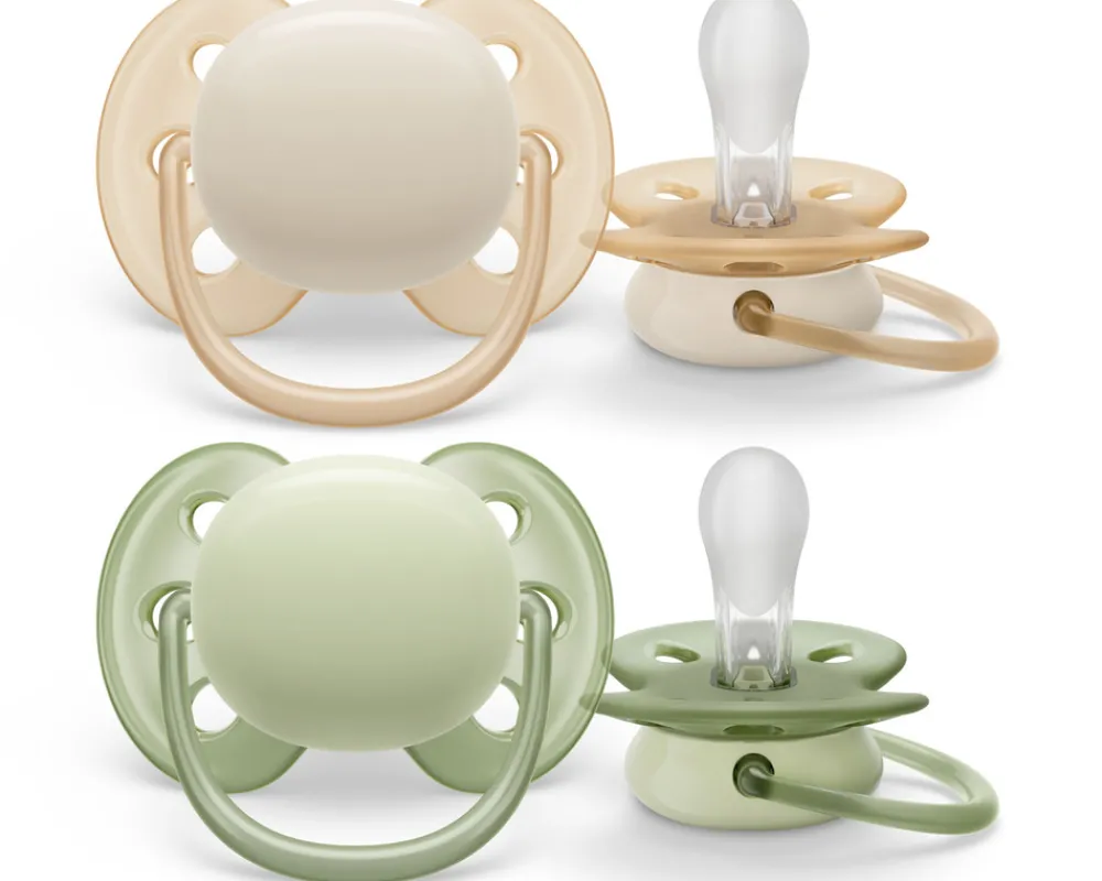 Philips Avent Sut, Ultra Soft 0-6 mdr. 2-pk- Sutter