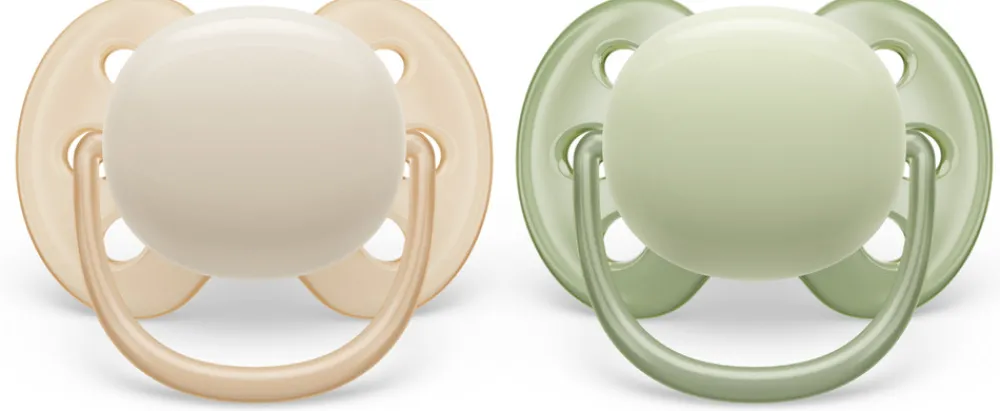 Philips Avent Sut, Ultra Soft 0-6 mdr. 2-pk- Sutter