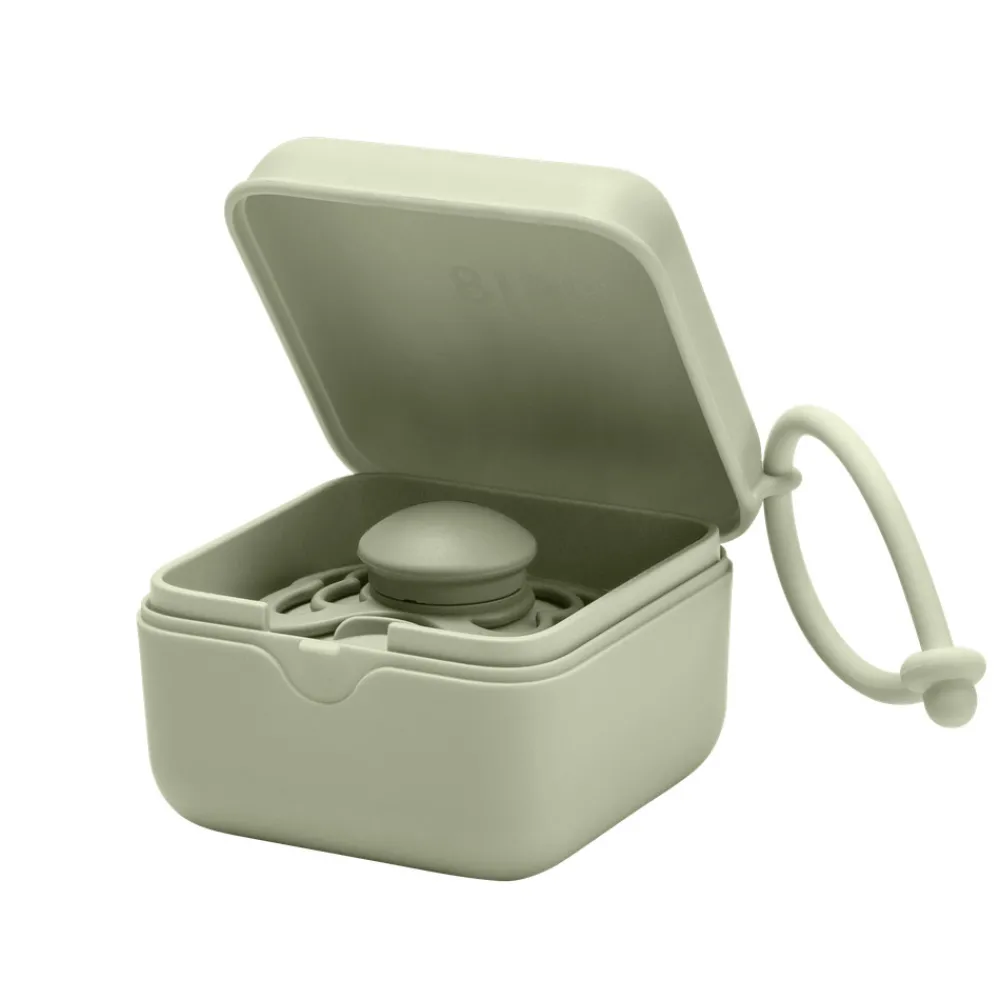 BIBS Sutte boks - sage- Suttesnore Og Suttebokse