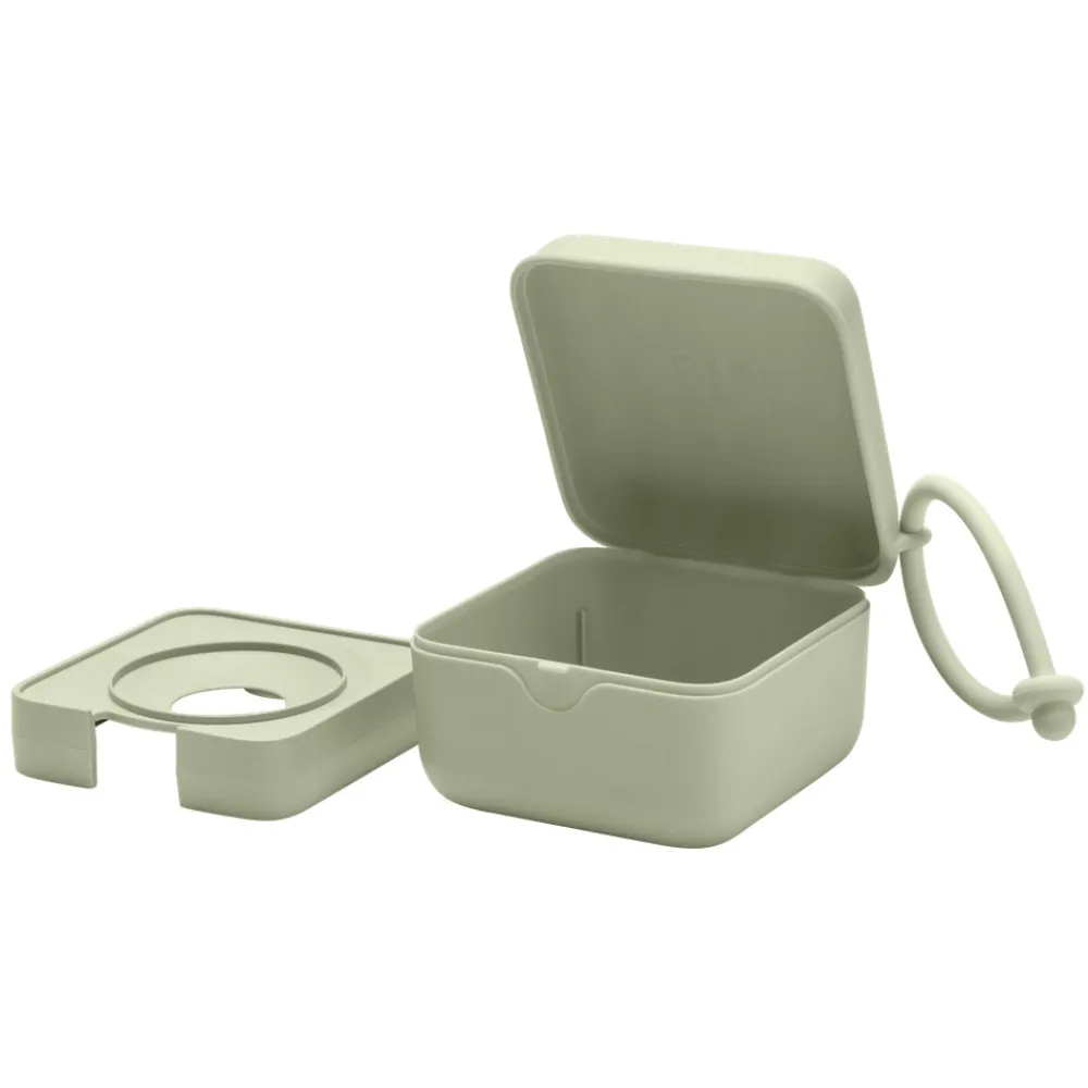 BIBS Sutte boks - sage- Suttesnore Og Suttebokse