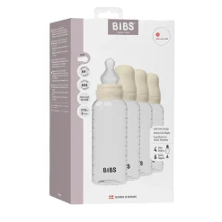 Sutteflaske Silicone 4pk 270 ml - Ivory- Sutteflasker
