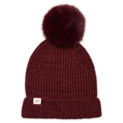 MP Denmark Svaneke Hue - Pompons - Wine Red- Elefanthuer & Huer