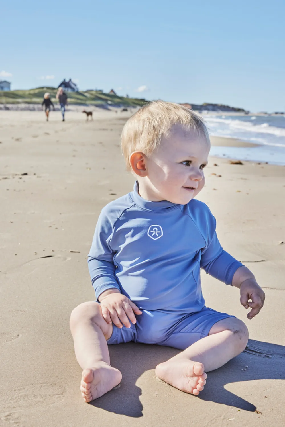 Color Kids Svømmedragt langærmet - Coronet Blue- Badedragter & Bikinier