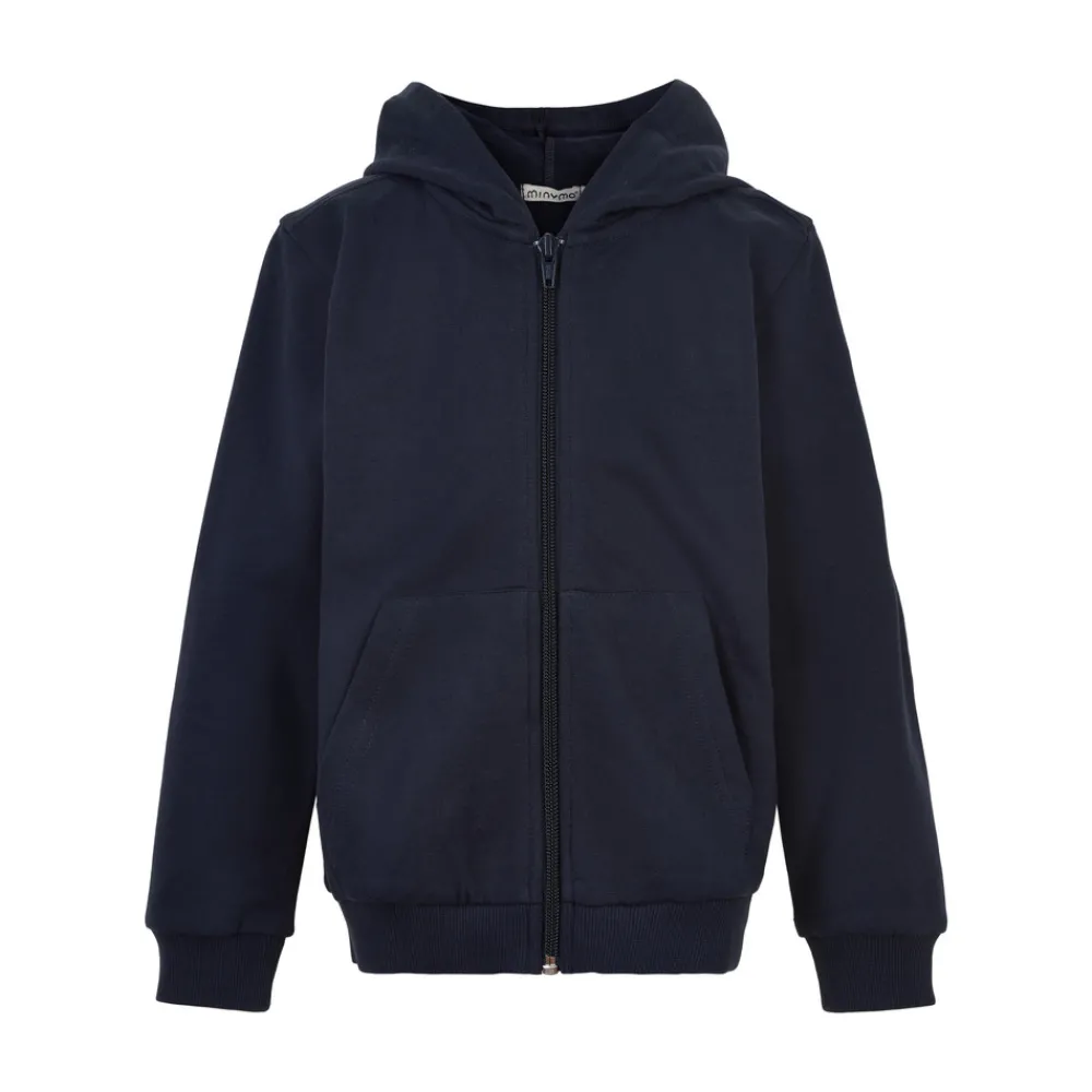 Minymo Sweat jakke m. hætte 2-pak - 742- Multipack|Sweatsæt