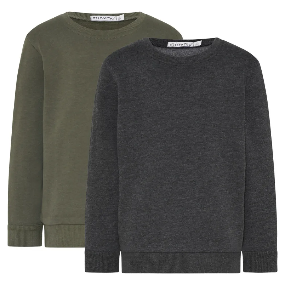 Minymo Sweatshirt (2-pak) - 978- Multipack|Cardigans, Veste & Trøjer