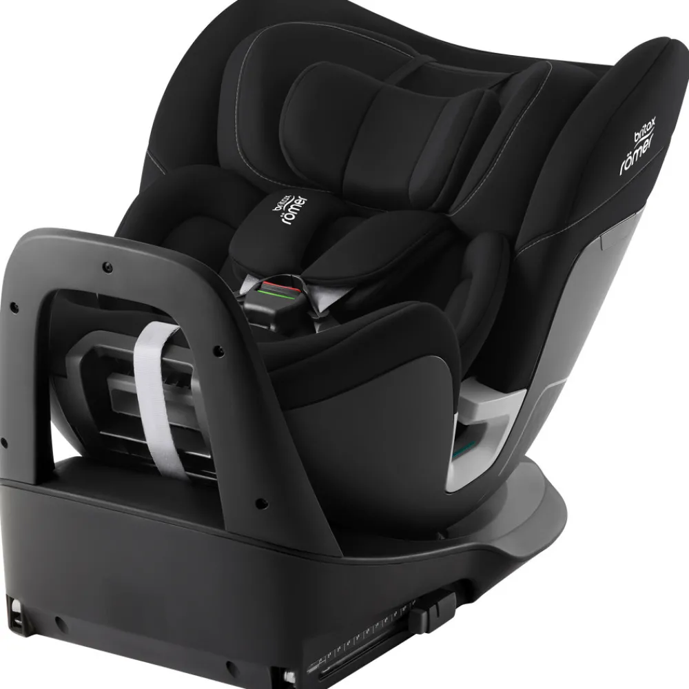 Britax Römer Swivel autostol - Space Black- Autostole Med Integreret Baser|Autostole 40-150 Cm (0-12 År)