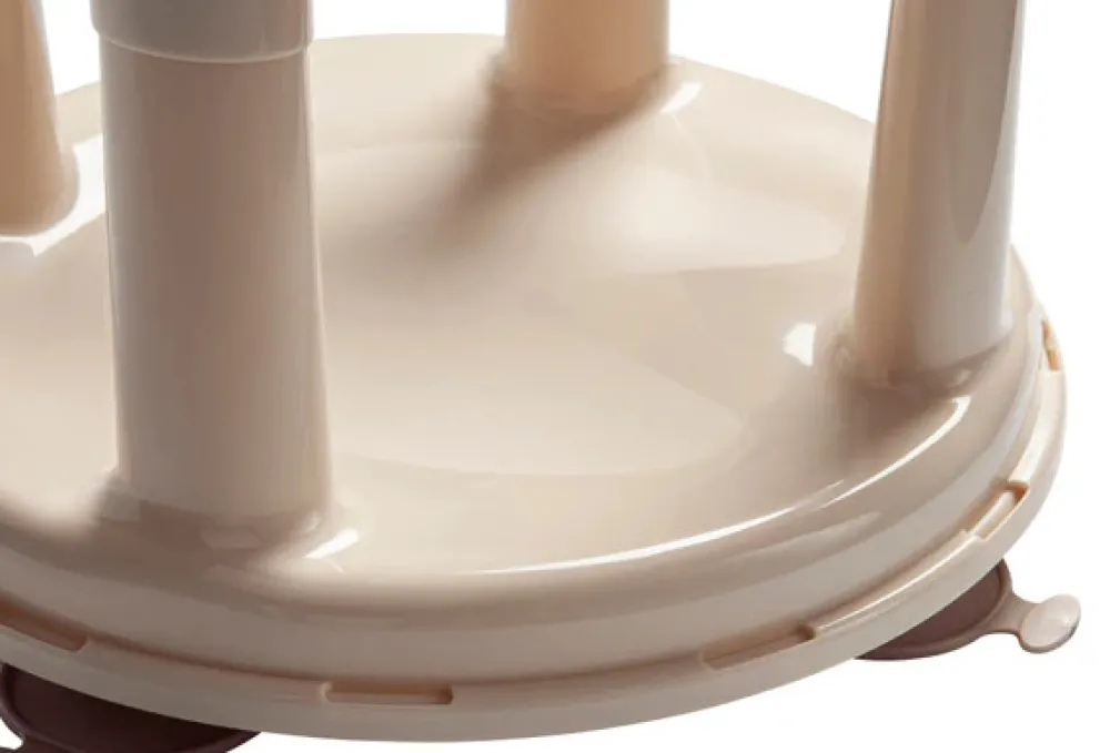 Bebeconfort Swivel badestol Beige/lavender- Badekar, Stativer & Badestole