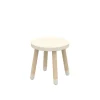 FLEXA Taburet, Dots Ø30, Cream-Børn Bænke & Skamler