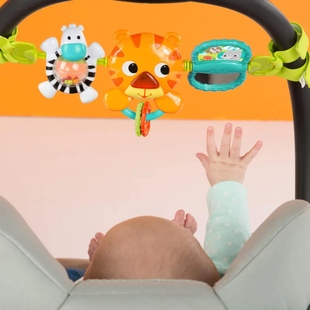 Bright Starts Take Along Carrier Toy Bar Legetøjsrangle- Legetøj Til Barnevogne & Autostole
