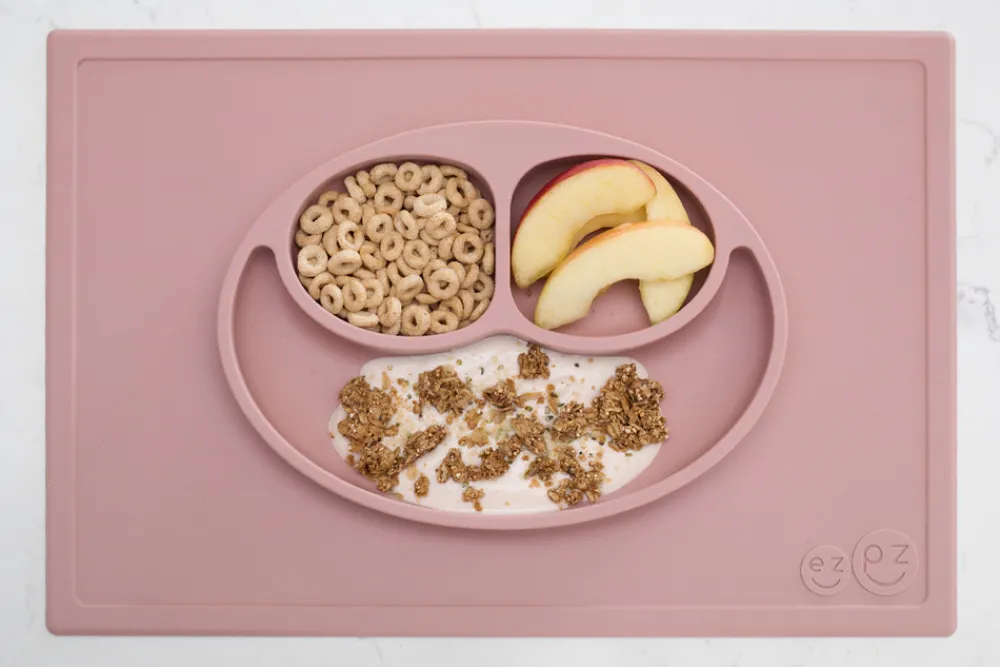 EZPZ Tallerken Happy Mat - Blush- Service