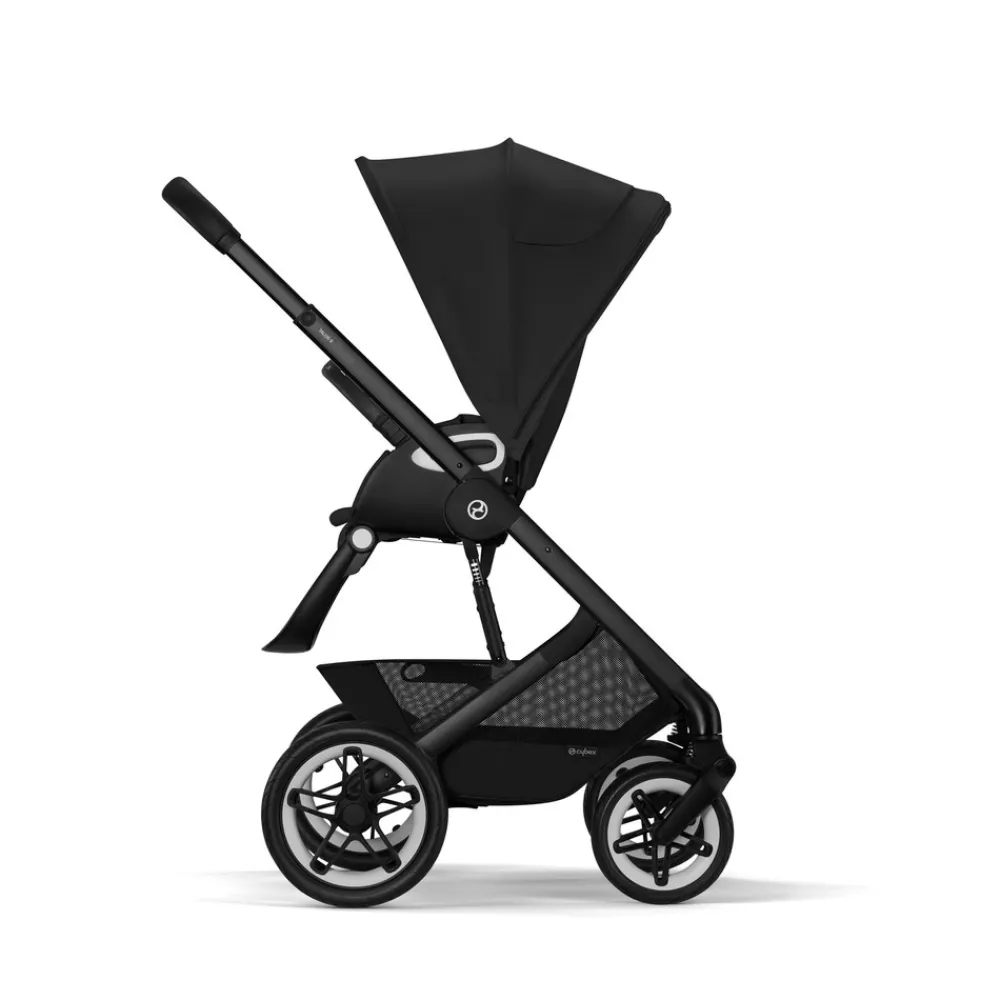 Cybex Talos S Lux - moon black- Klapvogne Med Flade Sæder