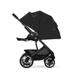 Cybex Talos S Lux - moon black- Klapvogne Med Flade Sæder