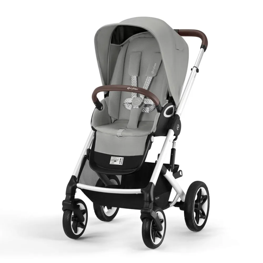 Cybex Talos S Lux - Stone Grey- Klapvogne Med Flade Sæder