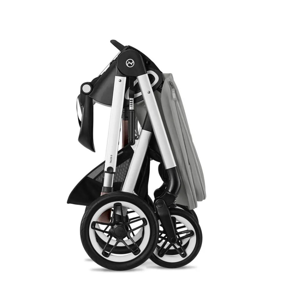 Cybex Talos S Lux - Stone Grey- Klapvogne Med Flade Sæder