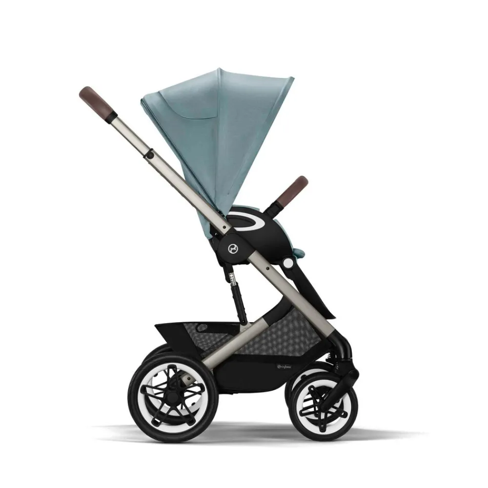 Cybex Talos S Lux - Stormy blue- Klapvogne Med Flade Sæder