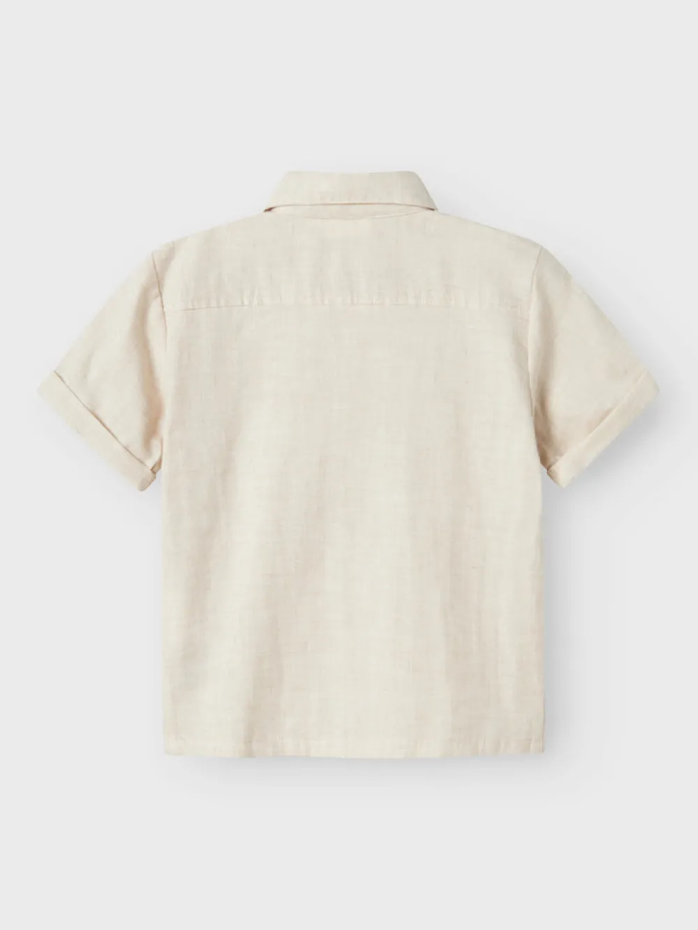 Lil' Atelier Tarou kortærmet løs skjorte - BLEACHED- Skjorter