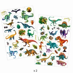 Djeco Tattoos, Dinosaurs- Neglelak & Tatoveringer