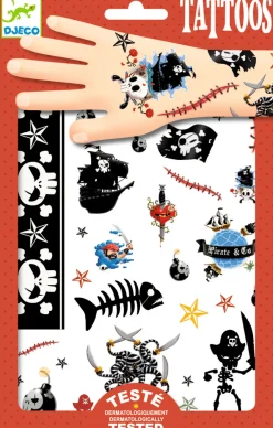 Djeco Tattoos, Pirater- Neglelak & Tatoveringer