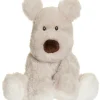 Teddykompaniet Teddy Mocca lille, hund grå, 18 cm- Bamser