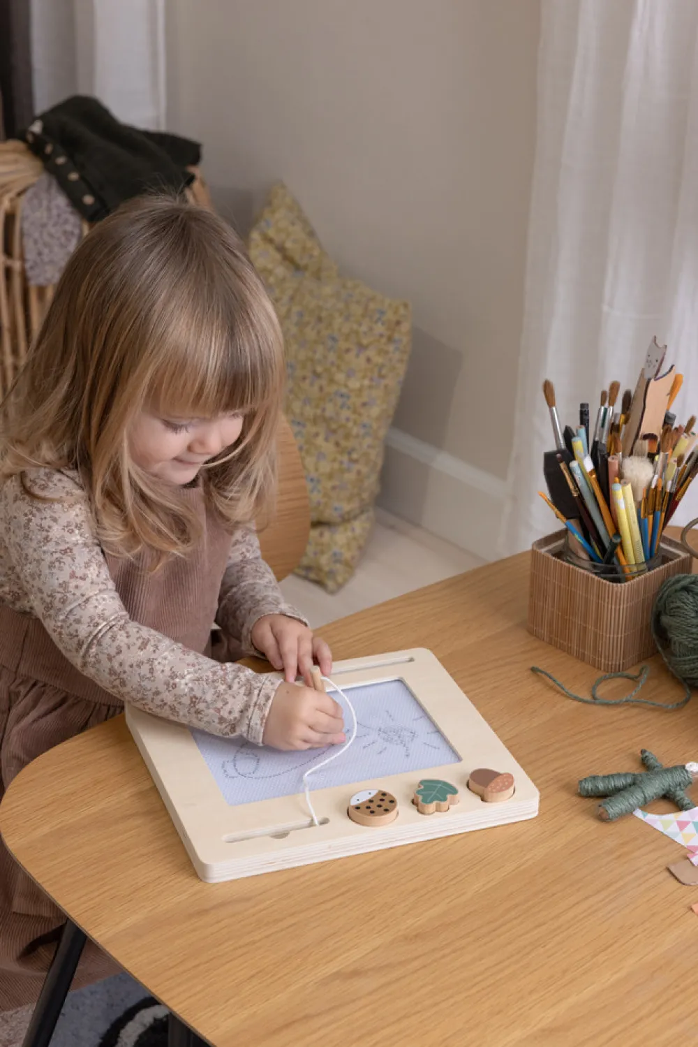 Sebra Tegnetavle, magnetisk- Magnetlegesæt