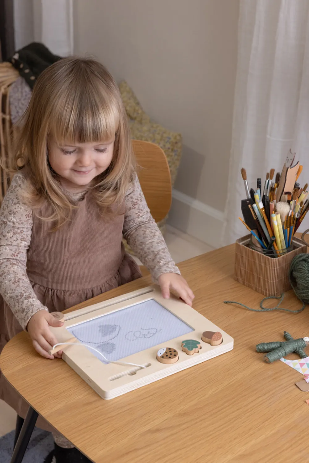 Sebra Tegnetavle, magnetisk- Magnetlegesæt