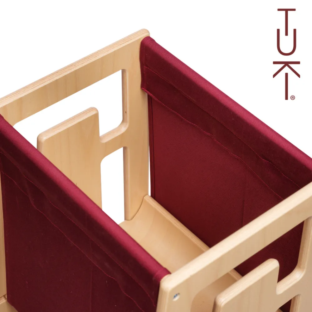 TUKI Tekstil til læringstårn - grå-Børn Læringstårne