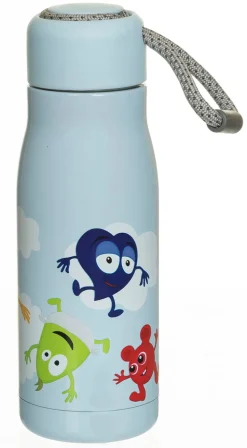 BABBLARNA Termoflaske i rustfri stål, lyseblå, 350ml- Madkasser & Drikkedunke