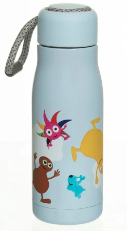 BABBLARNA Termoflaske i rustfri stål, lyseblå, 350ml- Madkasser & Drikkedunke
