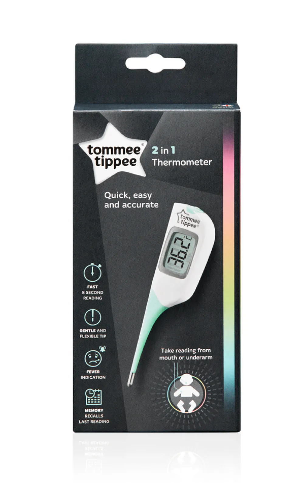 Tommee Tippee Termometer 2i1- Plejeartikler Til Baby
