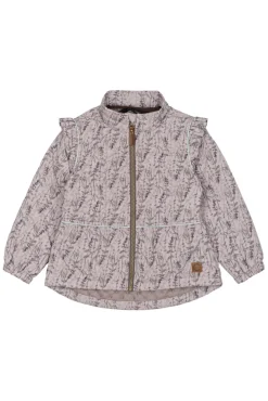 Mikk-Line Termosæt med flæse - Cloud gray- Termotøj