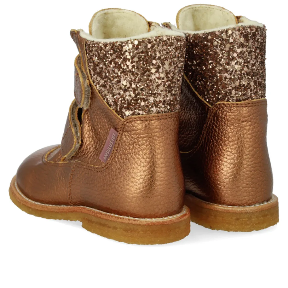 Angulus TEX-vinterstøvle glitter - 4264- Vinterstøvler