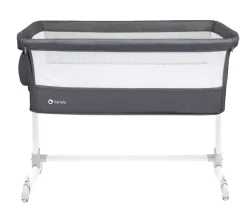 Lionelo Theo side by side - mørkegrå-Børn Side By Side Senge