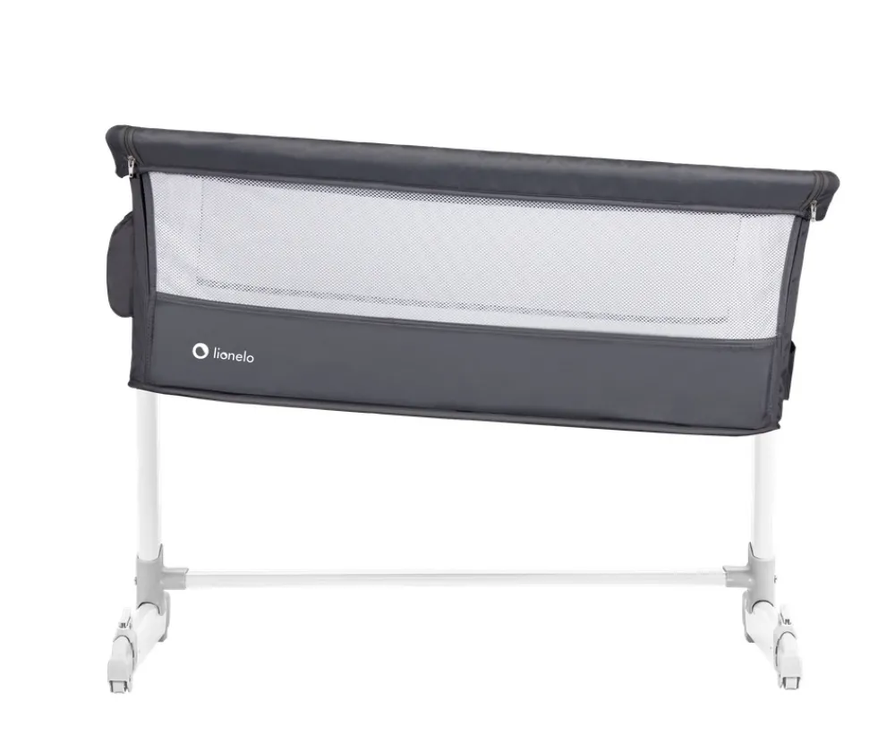 Lionelo Theo side by side - mørkegrå-Børn Side By Side Senge