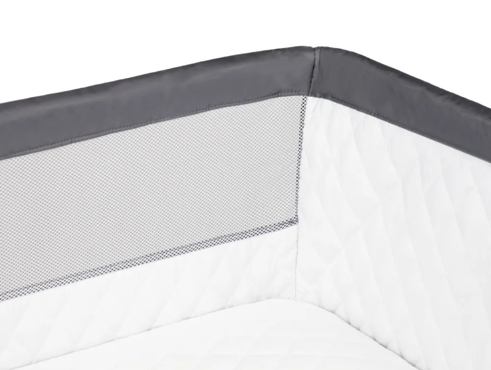 Lionelo Theo side by side - mørkegrå-Børn Side By Side Senge