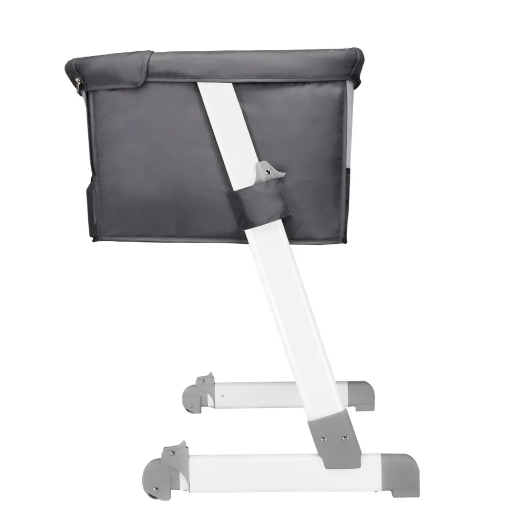 Lionelo Theo side by side - mørkegrå-Børn Side By Side Senge