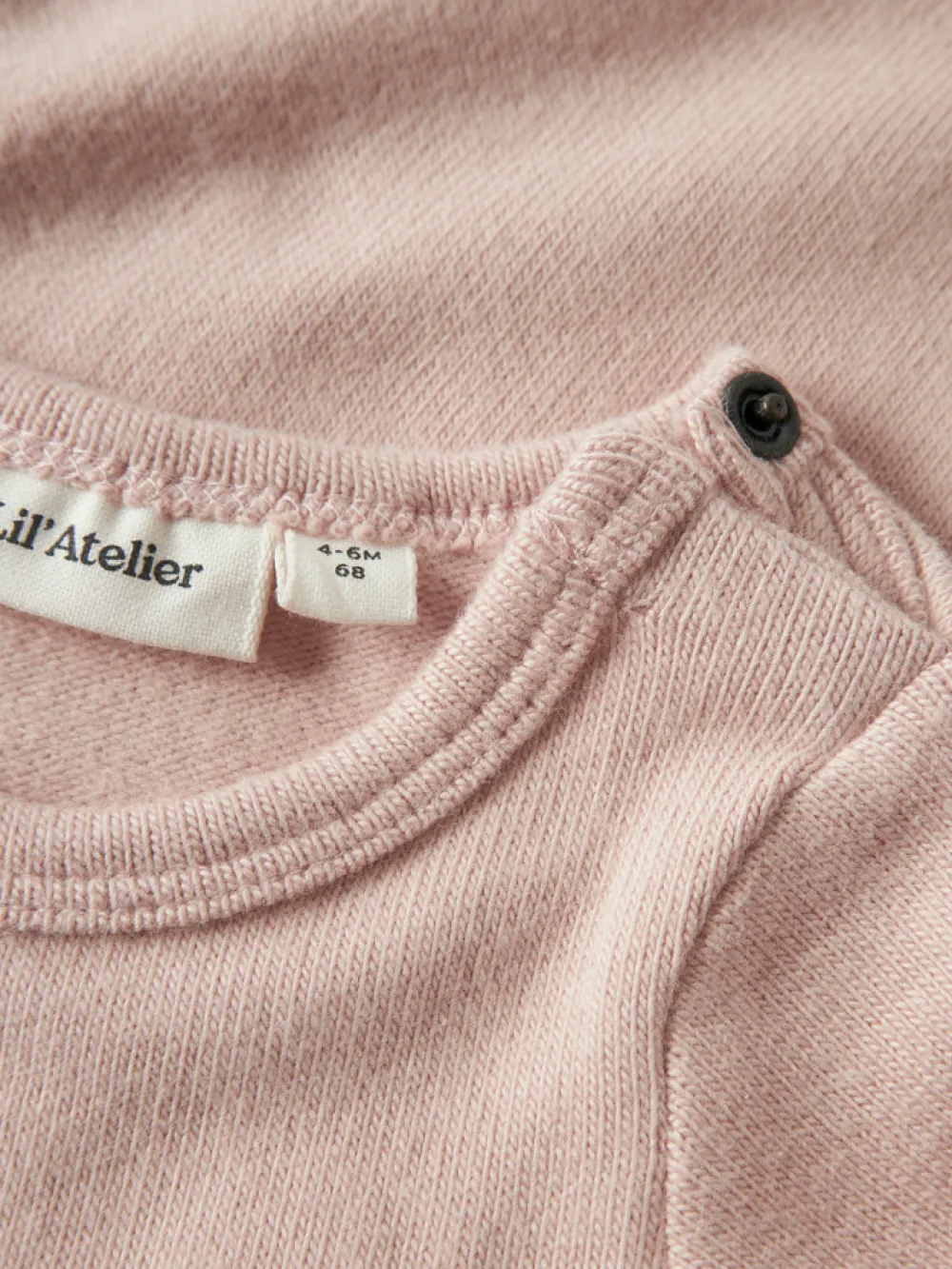 Lil' Atelier Thora Hir Body - Cameo Rose- Bodystocking Langærmet