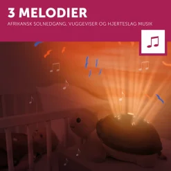 ZAZU Tim Skildpadde-Børn White Noise Og Højtalere|Lamper