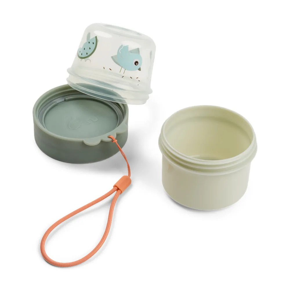 Done By Deer To go 2-way snackbøtte S Birdee - Grøn- Madkasser & Drikkedunke