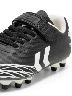 hummel Top star F.G JR - BLACK/WHITE- Sneakers Med Velcro|Sportstøj