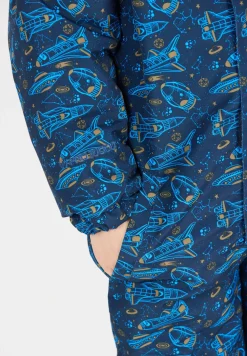 ZIG ZAG Tower Printet flyverdragt W-PRO 10000 - Navy- Flyverdragter