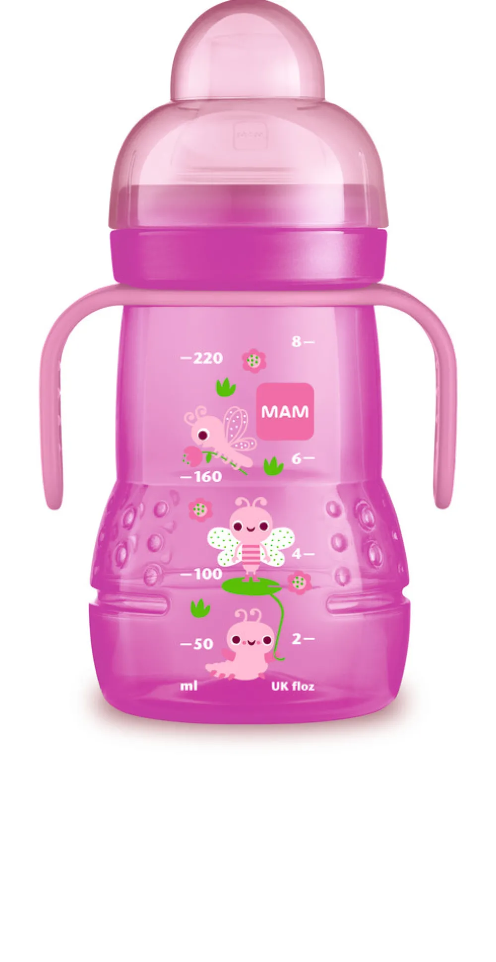 MAM Trainer 220ml. - pink- Træningskopper Og Flasker